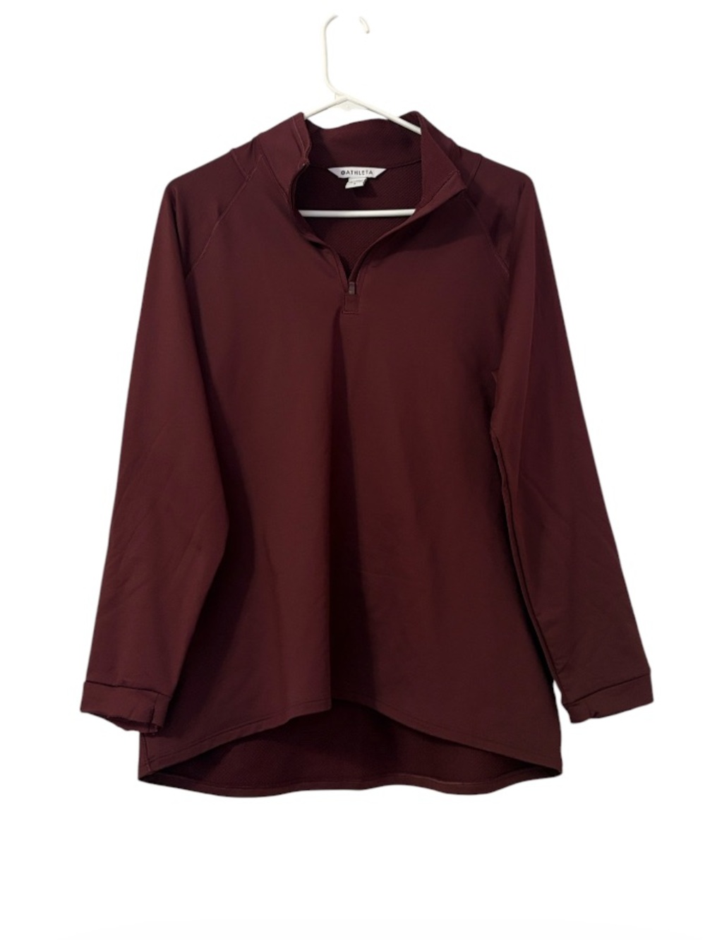 Athleta Maroon Whistler Athletic Half Zip Jacket